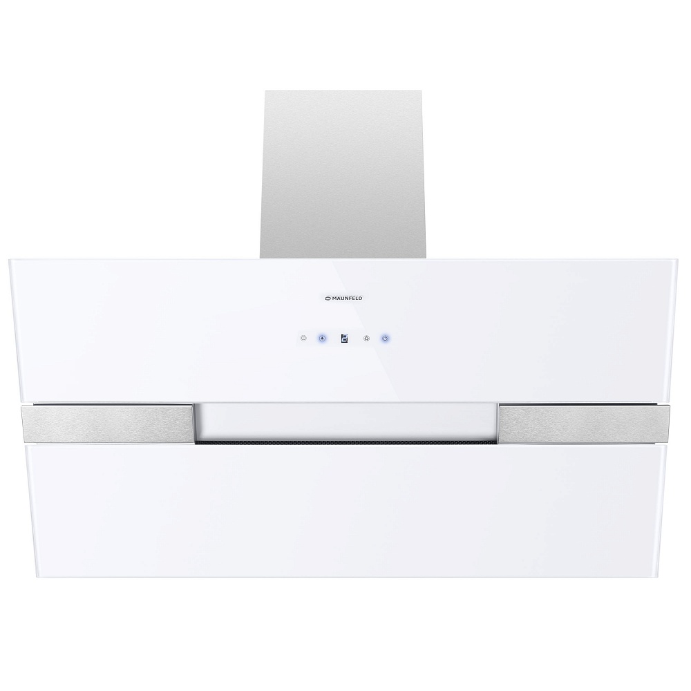 картинка Кухонная вытяжка Maunfeld MERSEY 90 WHITE GLASS WHITE  картинка Кухонная вытяжка Maunfeld MERSEY 90 WHITE GLASS WHITE