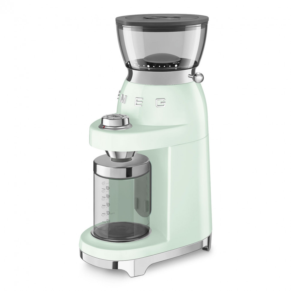 картинка Кофемолка Smeg CGF03PGEU постельный зеленый 