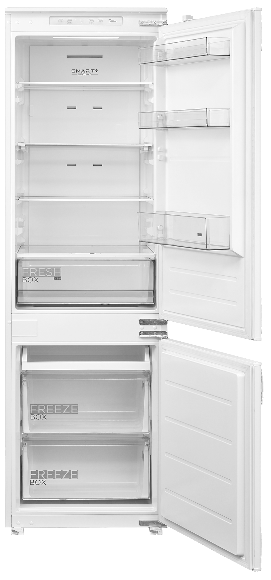 картинка Встраиваемый холодильник Midea MDRE368FGE01  картинка Встраиваемый холодильник Midea MDRE368FGE01