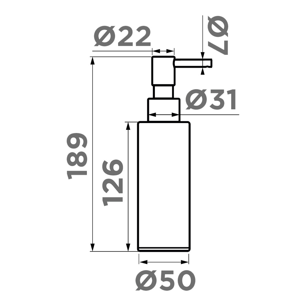 картинка Дозатор для мыла Omoikiri OM-06 