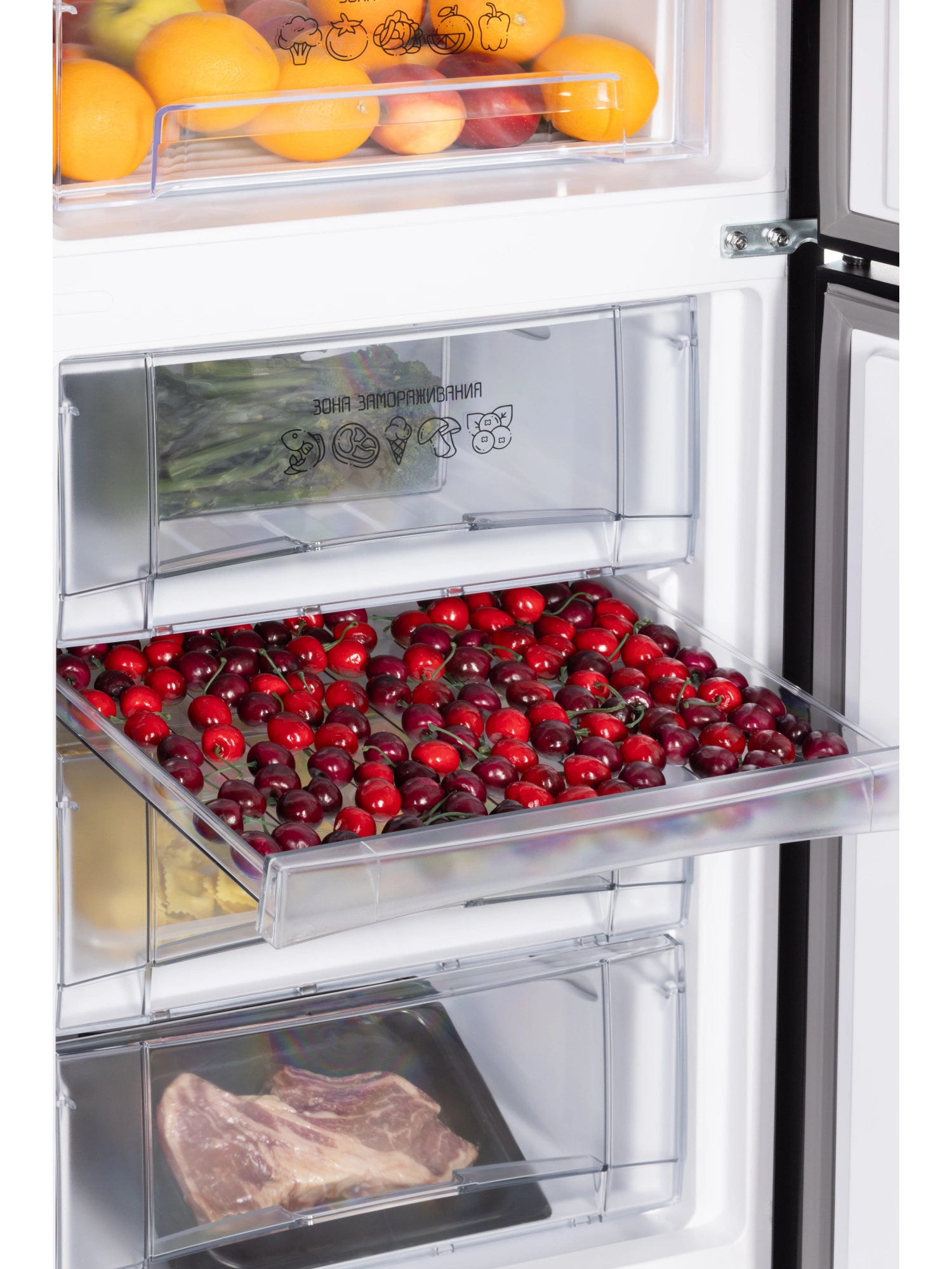 картинка Отдельностоящий холодильник Nord NRG 152 GTM матовый графит 