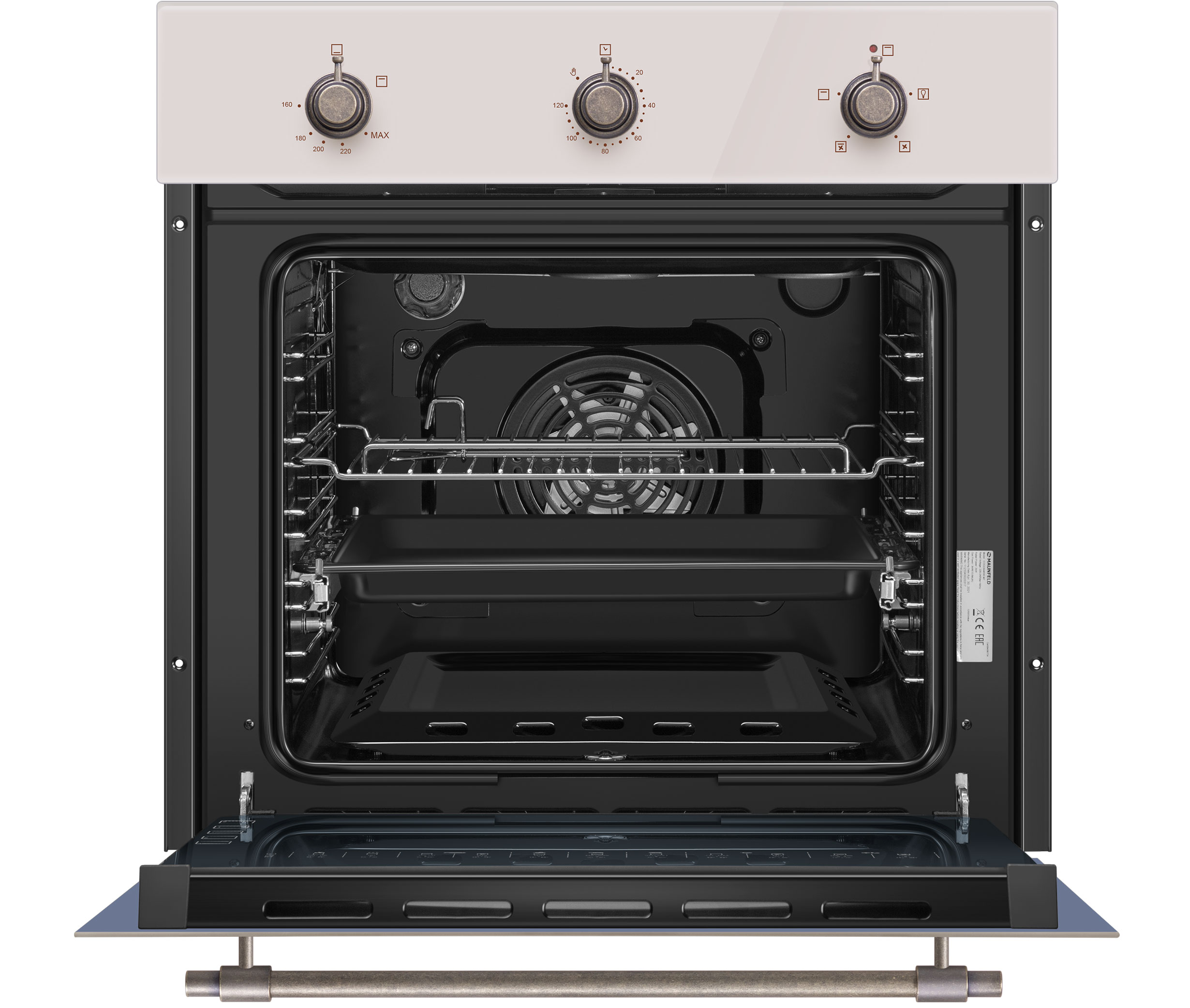 картинка |Discount| Духовой шкаф Maunfeld EOGC604RIB.MT бежевый  картинка |Discount| Духовой шкаф Maunfeld EOGC604RIB.MT бежевый