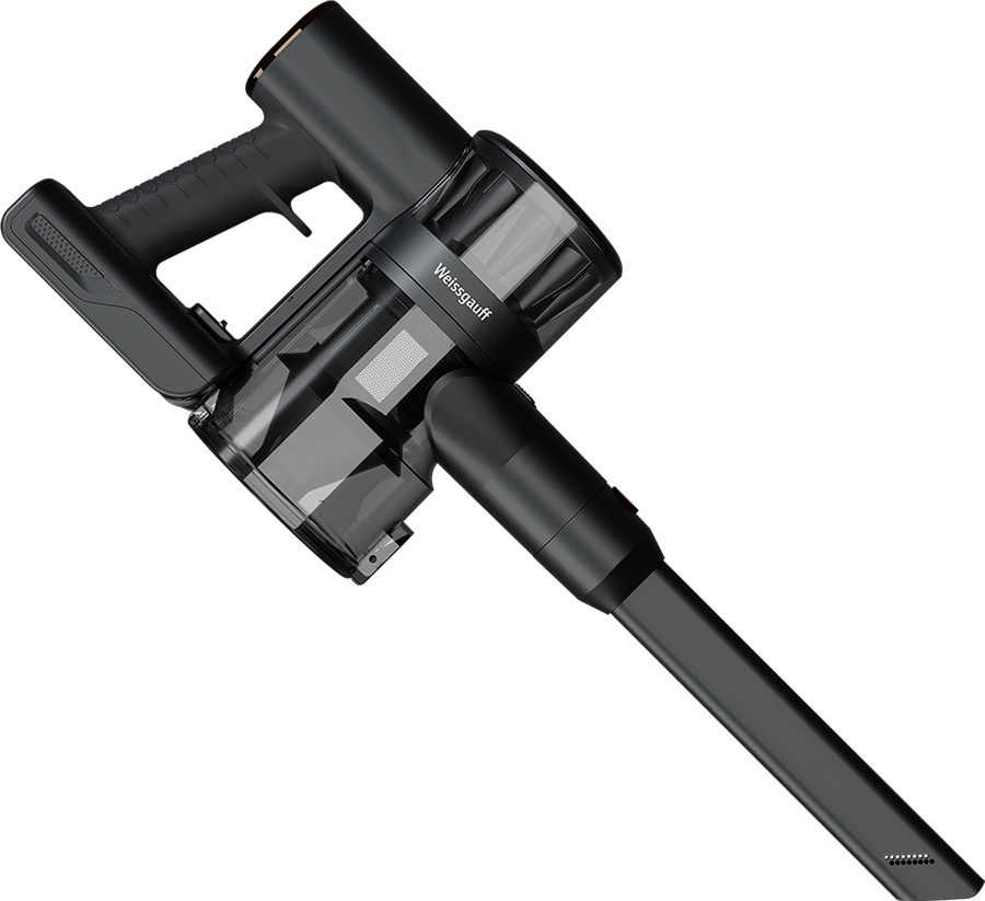 картинка Вертикальный беспроводной пылесос Weissgauff V15 BLDC 250 Nero Turbo 