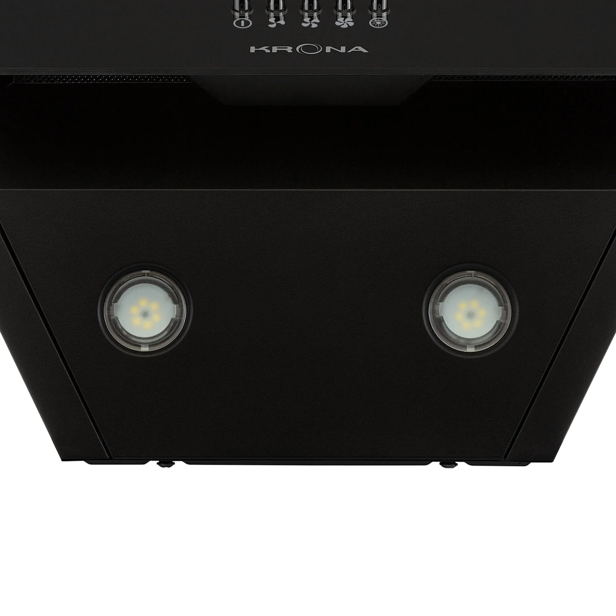 картинка Кухонная вытяжка Krona HELGA 600 black PB  картинка Кухонная вытяжка Krona HELGA 600 black PB