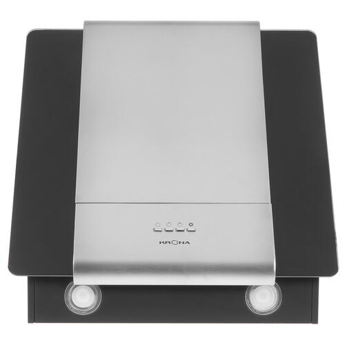картинка Кухонная вытяжка Krona TALLI 600 INOX/BLACK GLASS 3P  картинка Кухонная вытяжка Krona TALLI 600 INOX/BLACK GLASS 3P