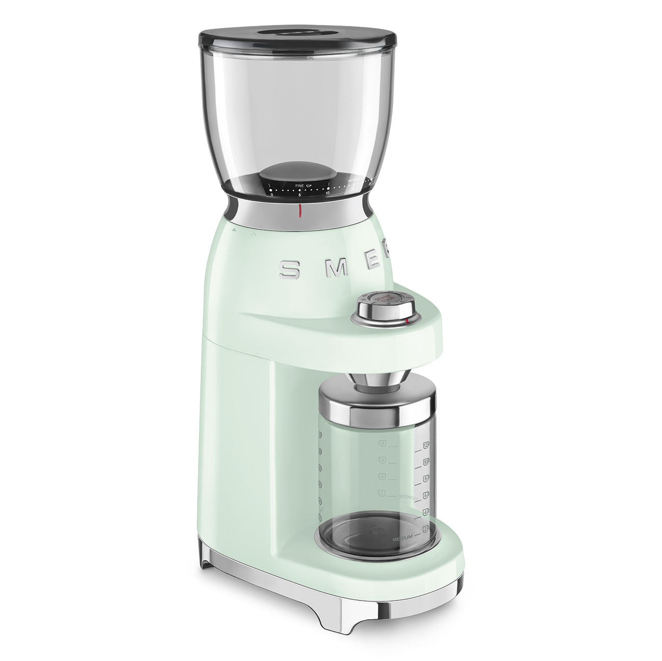 картинка Кофемолка Smeg CGF01PGEU  картинка Кофемолка Smeg CGF01PGEU