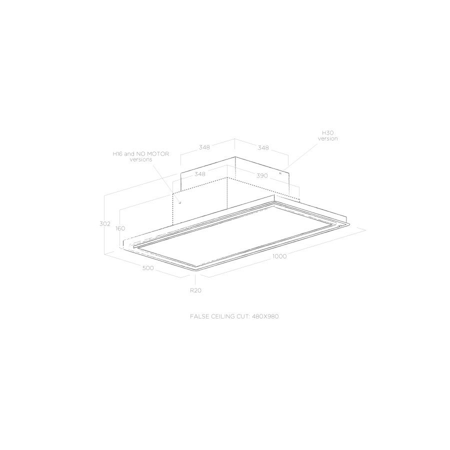картинка Кухонная вытяжка Elica SKYDOME H16 A/100   картинка Кухонная вытяжка Elica SKYDOME H16 A/100