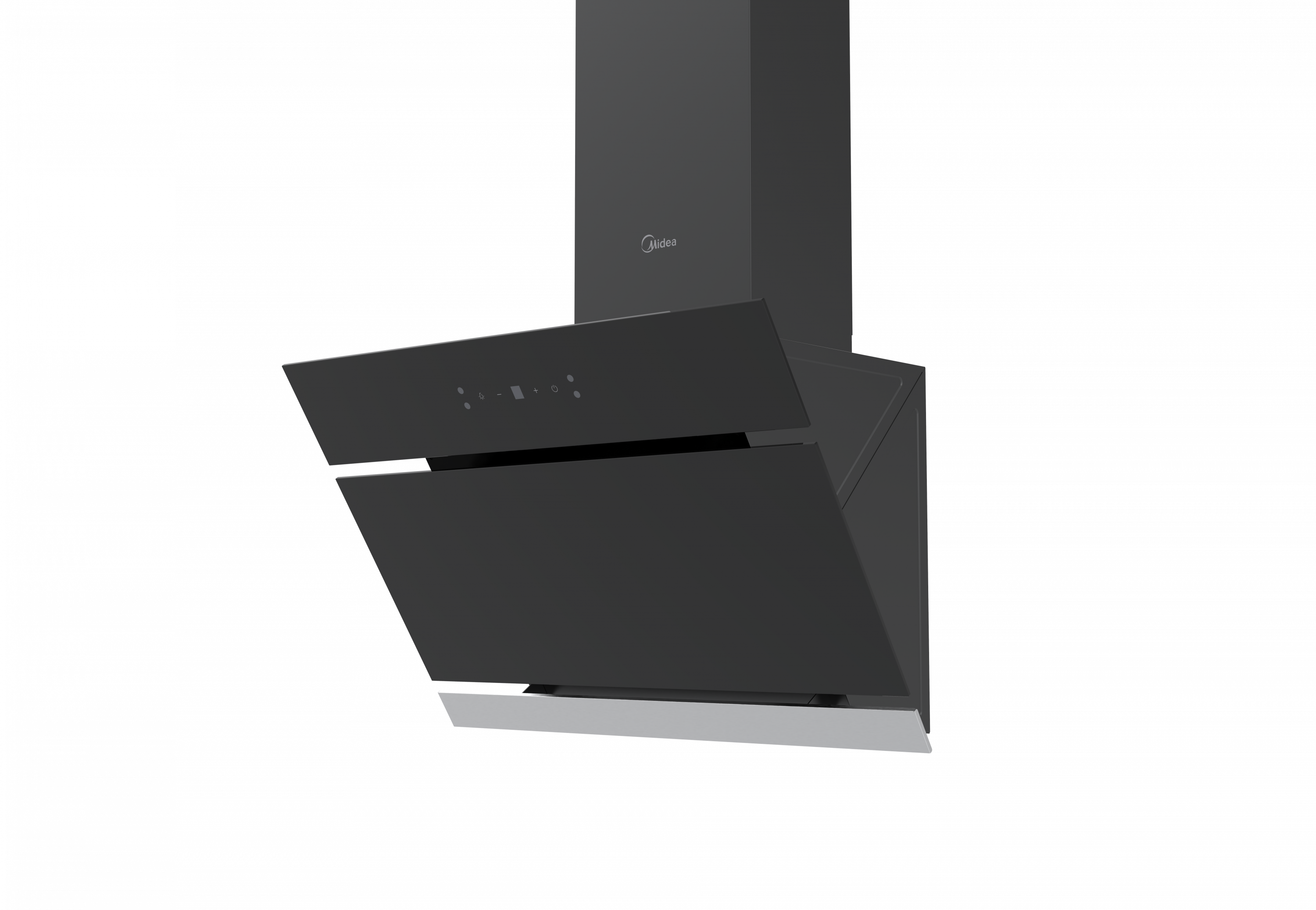 картинка Кухонная вытяжка наклонная Midea MH60AN364GB черная 