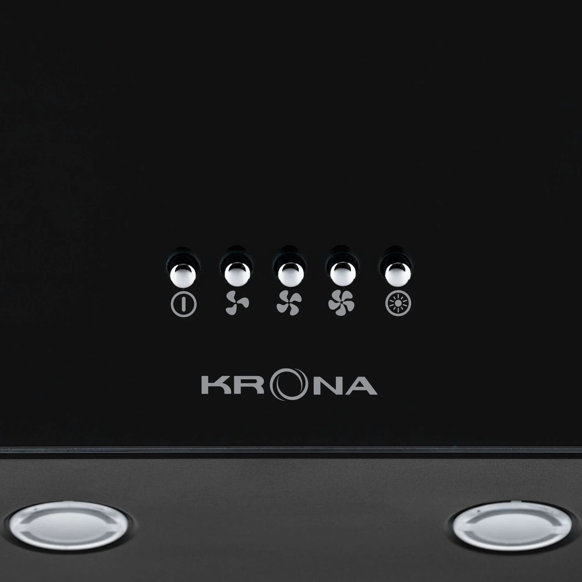 картинка Кухонная вытяжка Krona HELGA 600 black PB  картинка Кухонная вытяжка Krona HELGA 600 black PB