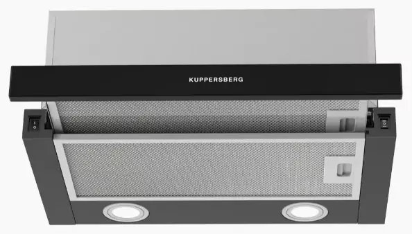 картинка Кухонная вытяжка Kuppersberg SLIMHIT 50 BG черная  картинка Кухонная вытяжка Kuppersberg SLIMHIT 50 BG черная