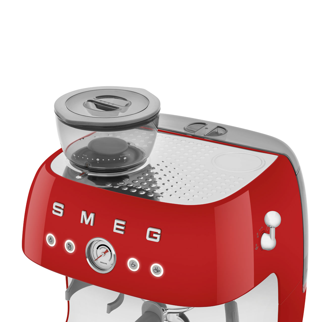 картинка Кофемашина Smeg EGF03RDEU  картинка Кофемашина Smeg EGF03RDEU