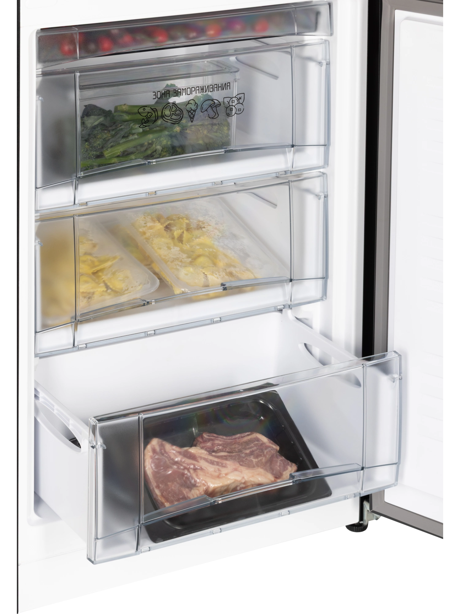 картинка Отдельностоящий холодильник Nord NRG 162NF DTM матовый графит 