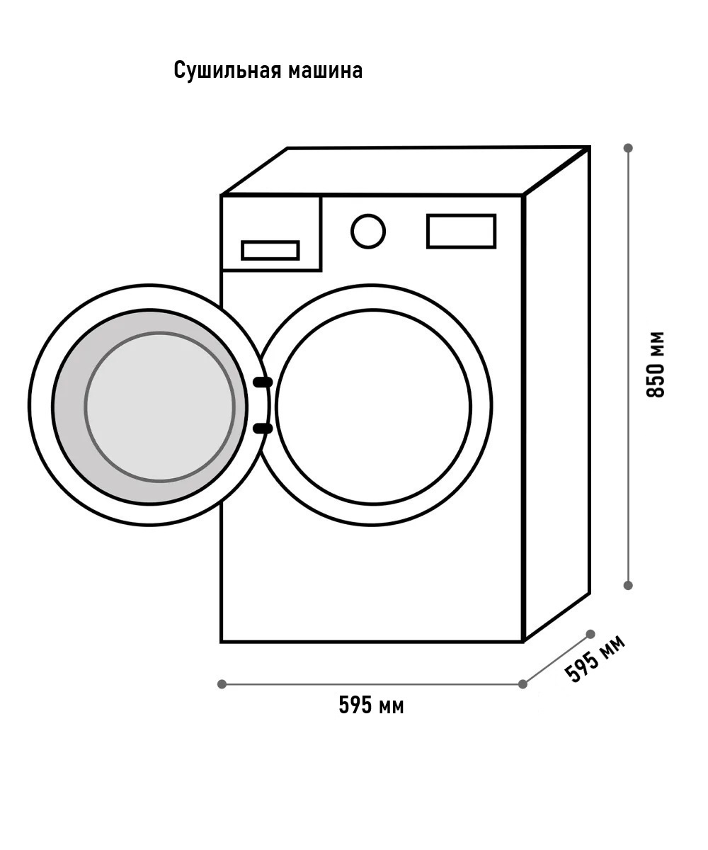 картинка Сушильная машина Kuppersberg DM 611 W 