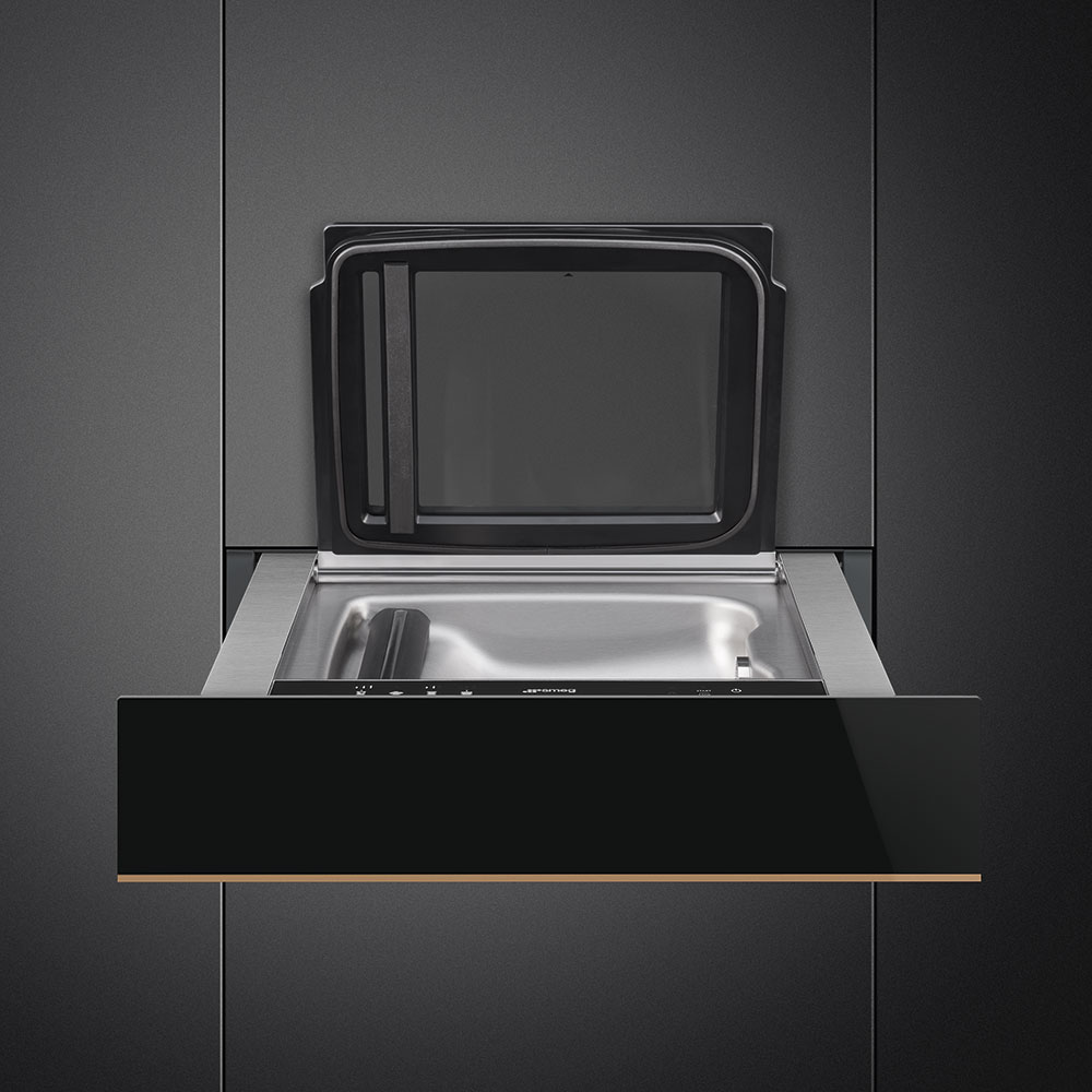 картинка Ящик для вакуумирования Smeg CPV615NR черное стекло  картинка Ящик для вакуумирования Smeg CPV615NR черное стекло