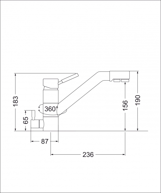 картинка Смеситель Emar EC-3008 