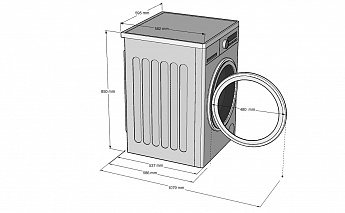картинка Стиральная машина с функцией пара Korting KWM 60DV1297 