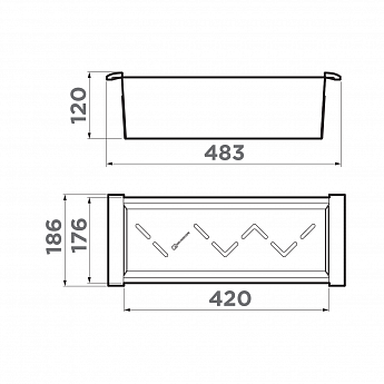картинка Коландер Omoikiri CO-04-LG 