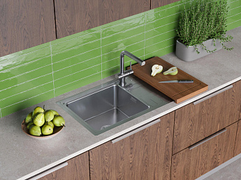 картинка Разделочная доска Omoikiri CB-04-WOOD-L 