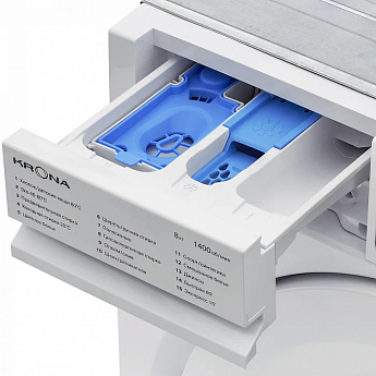 картинка Стиральная машина Krona KALISA 1400 8K WHITE  картинка Стиральная машина Krona KALISA 1400 8K WHITE