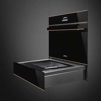 картинка Ящик для вакуумирования Smeg CPV615NR черное стекло  картинка Ящик для вакуумирования Smeg CPV615NR черное стекло