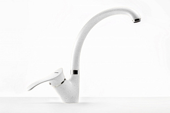 картинка Смеситель Gerdamix CREMA LITE SERIES (GE) белый  картинка Смеситель Gerdamix CREMA LITE SERIES (GE) белый