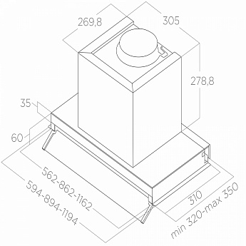 картинка Кухонная вытяжка Elica BOXIN PLUS IXGL/A/90  картинка Кухонная вытяжка Elica BOXIN PLUS IXGL/A/90
