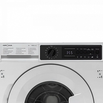 картинка Стиральная машина Krona KALISA 1400 8K WHITE  картинка Стиральная машина Krona KALISA 1400 8K WHITE