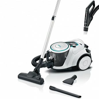 картинка Пылесос Bosch BGS41HYG1 белый  картинка Пылесос Bosch BGS41HYG1 белый