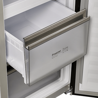 картинка Полувстраиваемый холодильник Maunfeld MFF190NFDB черный 