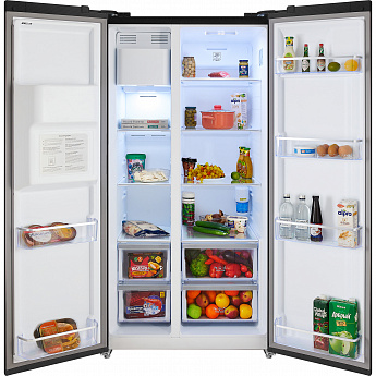 картинка Отдельностоящий холодильник Hiberg RFS-650DX NFGB INVERTER 