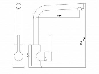 картинка Смеситель LONGRAN IMPACT LM2104  картинка Смеситель LONGRAN IMPACT LM2104