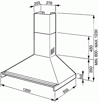 картинка Кухонная вытяжка Smeg KD90HNE 
