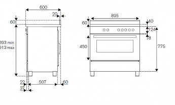 картинка Комбинированная кухонная плита Bertazzoni MAS96L1EXT нержавеющая сталь  картинка Комбинированная кухонная плита Bertazzoni MAS96L1EXT нержавеющая сталь