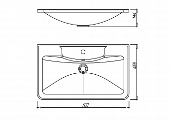 картинка Раковина Florentina АЛЛЕГРО 700 