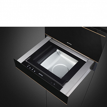 картинка Ящик для вакуумирования Smeg CPV615NR черное стекло  картинка Ящик для вакуумирования Smeg CPV615NR черное стекло