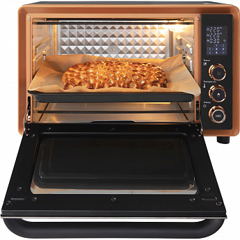 картинка Мини-печь Hiberg PR 400 GOLD MOON  картинка Мини-печь Hiberg PR 400 GOLD MOON