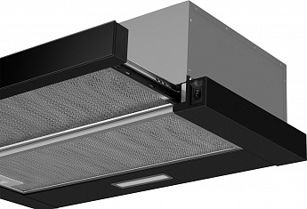 картинка Кухонная вытяжка Weissgauff TEL 600 Black Glass 