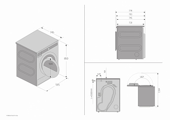 картинка Сушильная машина отдельностоящая Asko T310HCXLW.P белый  картинка Сушильная машина отдельностоящая Asko T310HCXLW.P белый