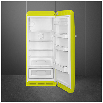 картинка Отдельностоящий холодильник Smeg FAB28RLI5 лайм  картинка Отдельностоящий холодильник Smeg FAB28RLI5 лайм