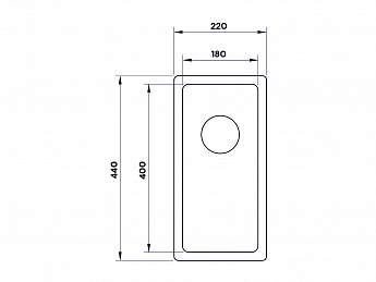 картинка Мойка Longran TECHNO TEB180.400 -G-10P 