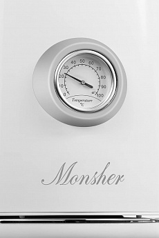 картинка Чайник Monsher MK 301 BLANC  картинка Чайник Monsher MK 301 BLANC