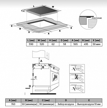 картинка Индукционная варочная панель Vard VHI6420B 