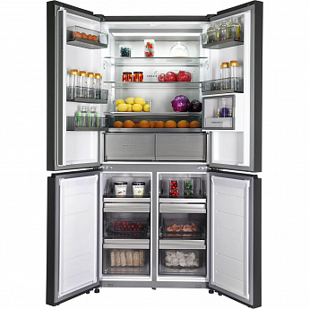 картинка Отдельностоящий холодильник Hiberg RFQ-610G GS inverter 