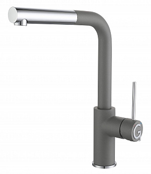 картинка Смеситель Rivelato Albano 1573503 grigio/cromo 