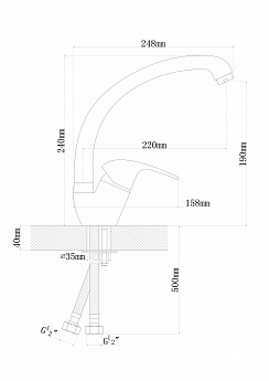картинка Смеситель Dr. Gans РОНДО 