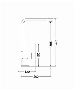 картинка Смеситель Emar EC-3014  картинка Смеситель Emar EC-3014