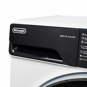 картинка Стиральная машина с паром Delonghi DWM 724 VI ALICIA  картинка Стиральная машина с паром Delonghi DWM 724 VI ALICIA