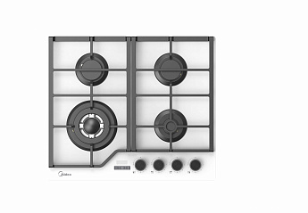 картинка Газовая варочная панель Midea MG697TTGW белая 