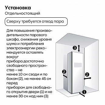картинка Паровой шкаф Hiberg SD 4GB  картинка Паровой шкаф Hiberg SD 4GB