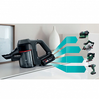 картинка Пылесос вертикальный Bosch BBS712A черный 